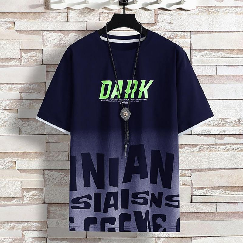 BAJU KAOS TSHIRT DISTRO PRIA LENGAN PENDEK ATASAN COWOK MOTIF DARK