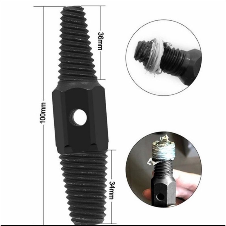 ALAT PEMBUKA KRAN PATAH DALAM 1/2&quot;-3/4&quot; PIPE EXTRACTOR TAIWAN CABUT KRAN PATAH