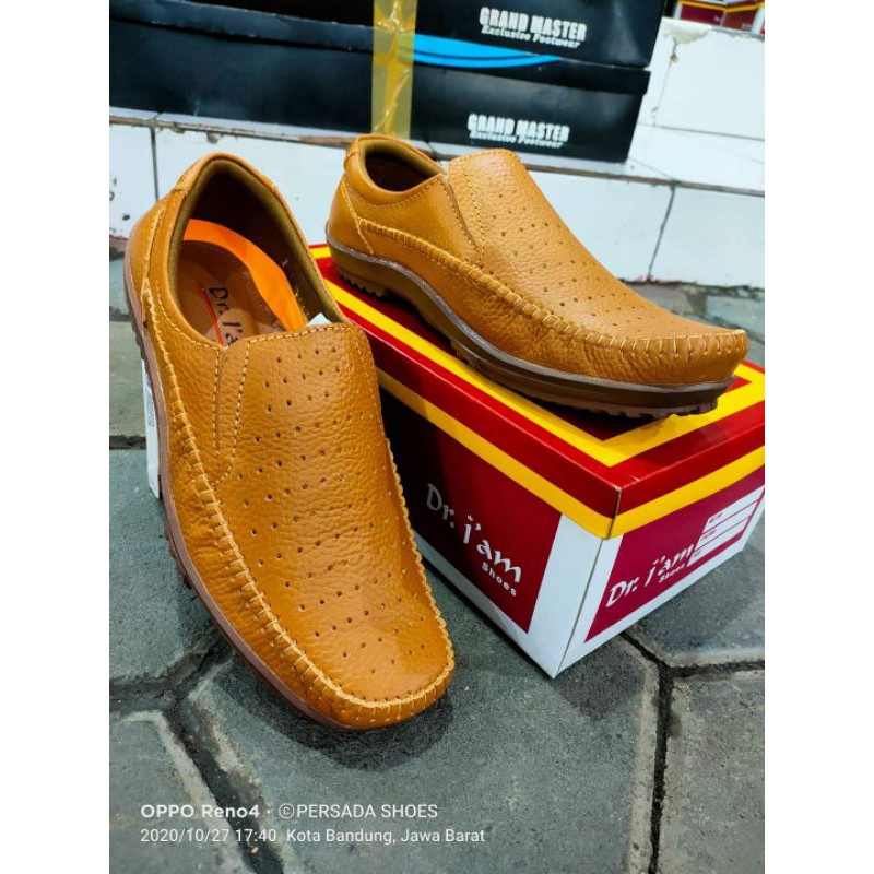 Sepatu Casual Kulit Pria Dr. Iam Kr 02 ( Produksi Sendiri )