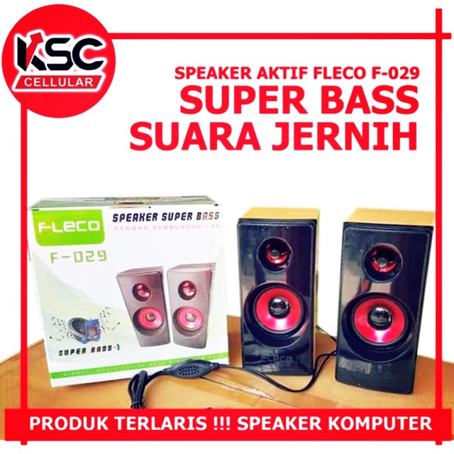 Speaker Aktif Fleco F029 SUPER BASS