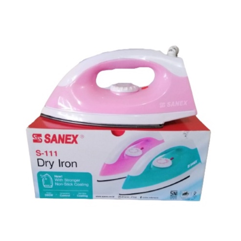 SANEX Setrika Otomatis S 111 Anti Lengket Pink / Hijau Tosca