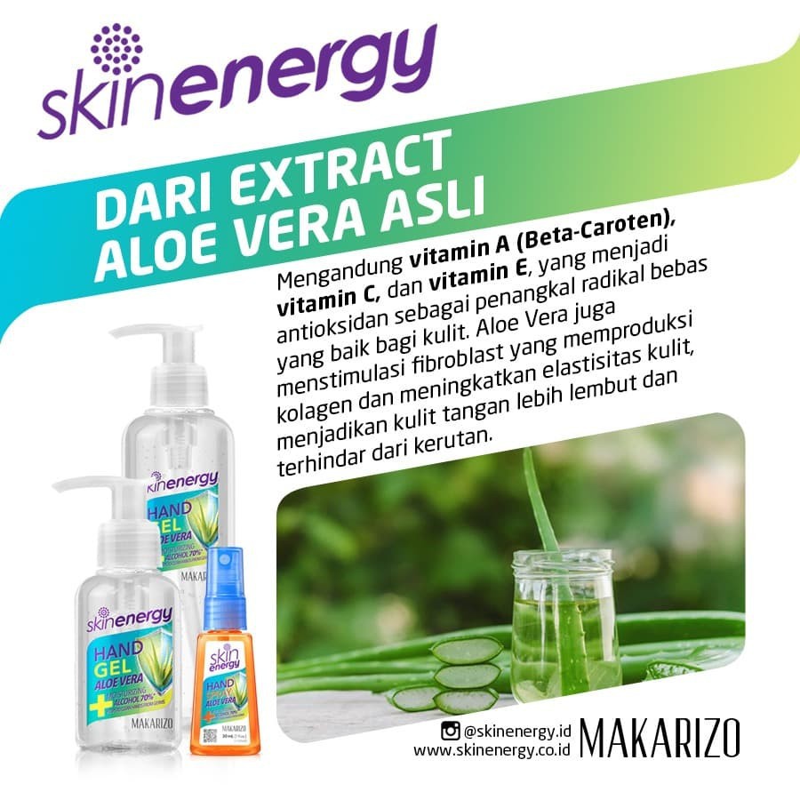 Makarizo Skin Energy Hand Gel Aloe Vera 5000 mL – Alkohol 70% v/v-3