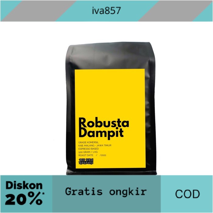 

PROMO KOPI BUBUK ROBUSTA DAMPIT 1 KG GRATIS ONGKIR