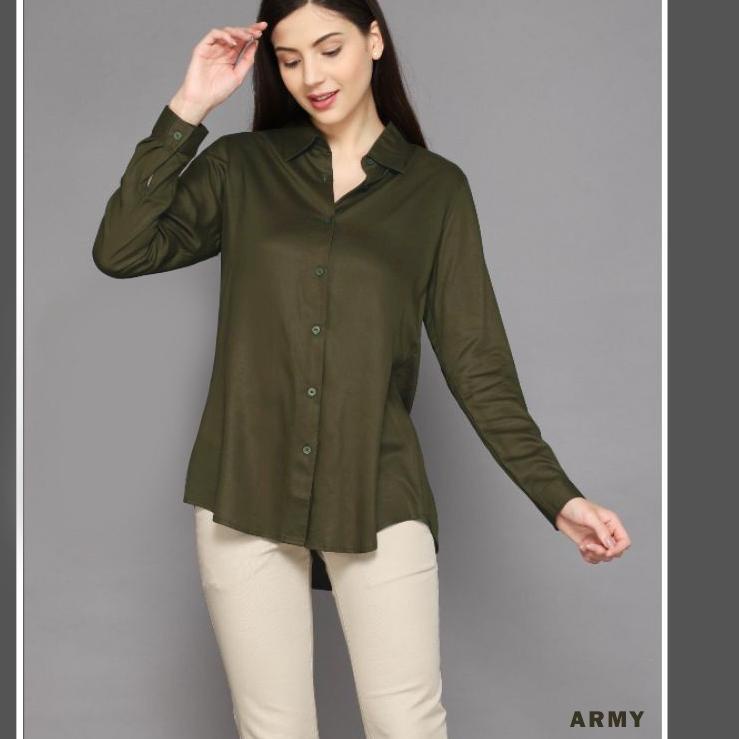 [KODE PRODUK ZIBPI81100] baju kemeja wanita kerja kantoran lengan panjang casual import kekinian 202