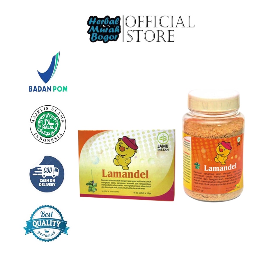 LAMANDEL Obat Untuk Amandel Anak | Obat Herbal Amandel Anak-anak