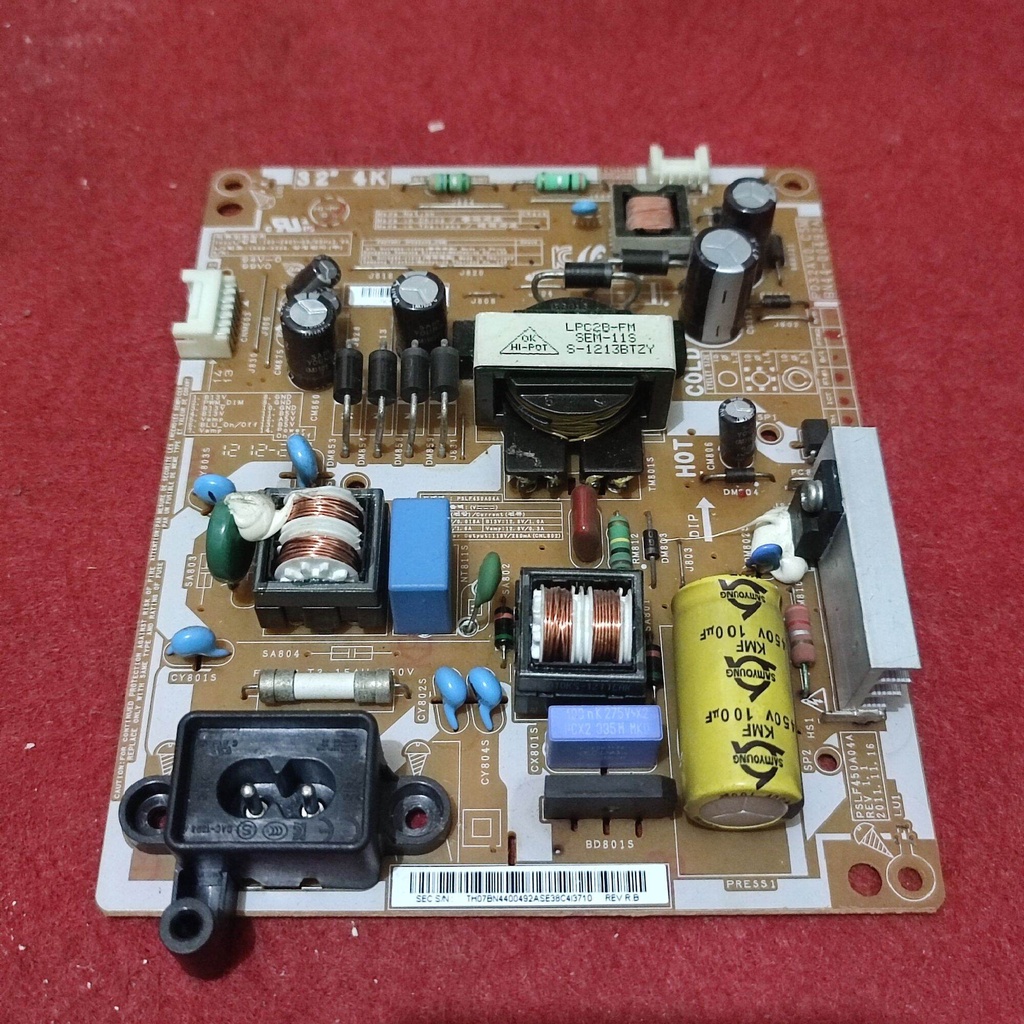 PSU regulator power Supply board TV LED Samsung UA 32EH4000 - 32EH4000 - UA32EH4000 - UA32EH4000