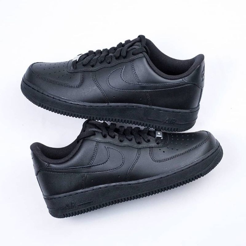 SEPATU NIKE AF1 LOW TRIPLE BLACK ORIGINAL
