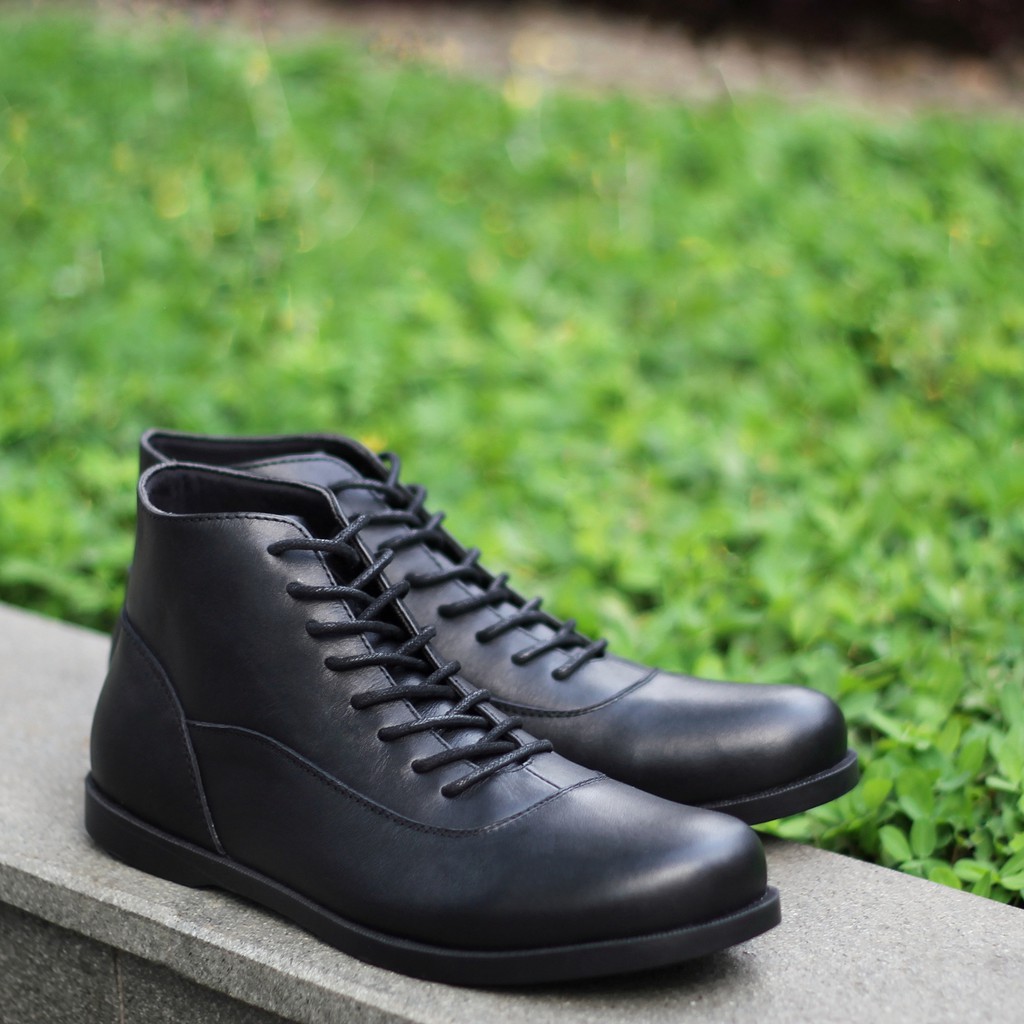 STRINGS BLACK |FORIND x Reyl| Sepatu Boot Vintage Ori Klasik Pria/Cowok/Men Boots Original Footwear