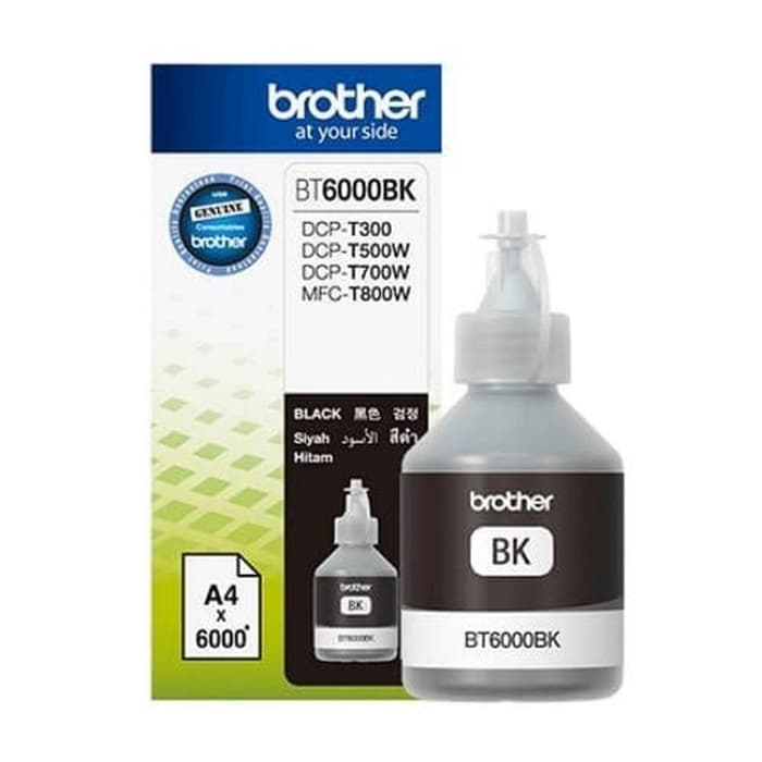 

s40dhts Brother Bt6000Bk Tinta Printer - Ink Cartridge Black Bt-6000Bk E57Dtgfe
