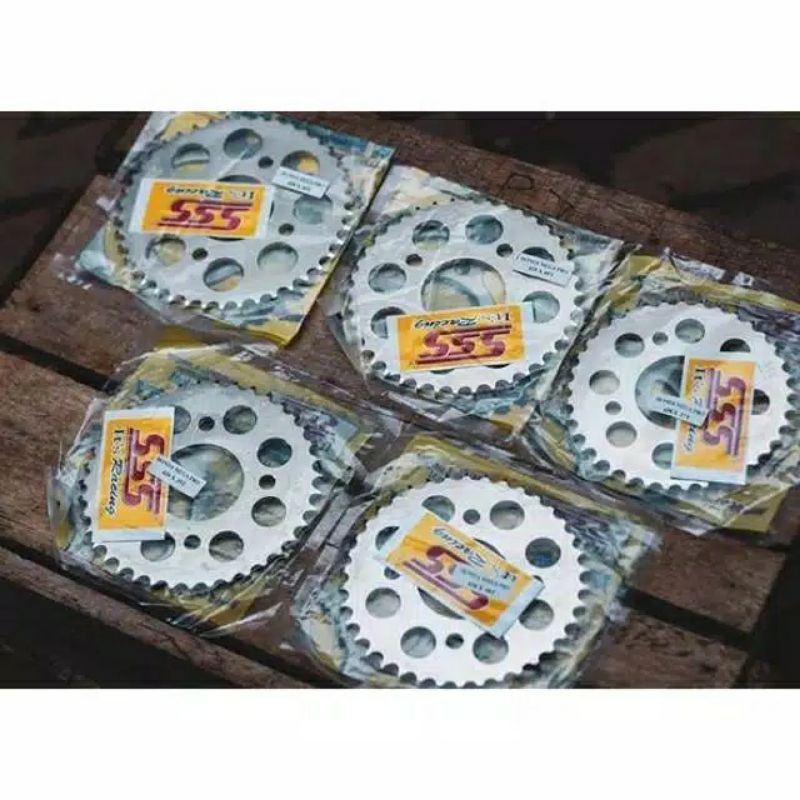 Gear Gir Belakang SSS TRIPLE S 428 44 45 46 47MEGAPRO GL CB TIGER NMP CB150R VERZA