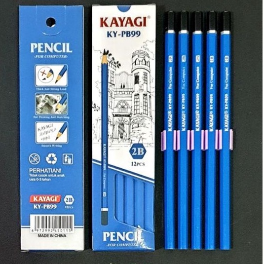 

PENSIL 2B KAYAGI BIRU KY-PB99