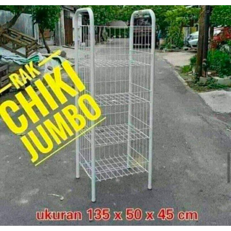 Perabot Rumah Tangga Perlengkapan Rumah Rak Chiki Susun 4