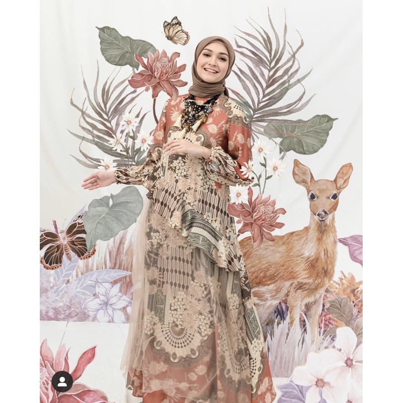 Melody dress SUNSET L wearingklamby (SOLD)