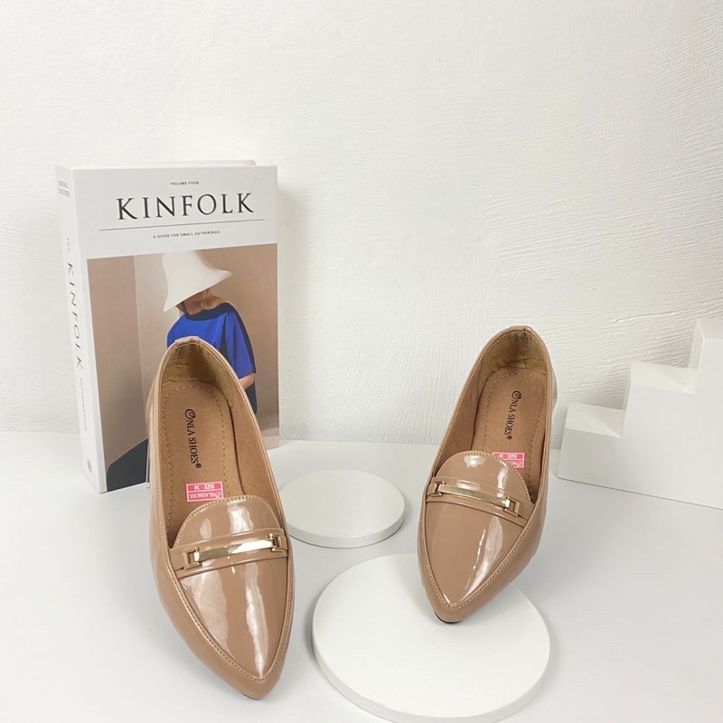 Onlashoes - Flat Shoes Kerja LB31 Sepatu Flat Wanita