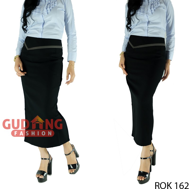 Rok Panjang Kerja Modern - ROK 162