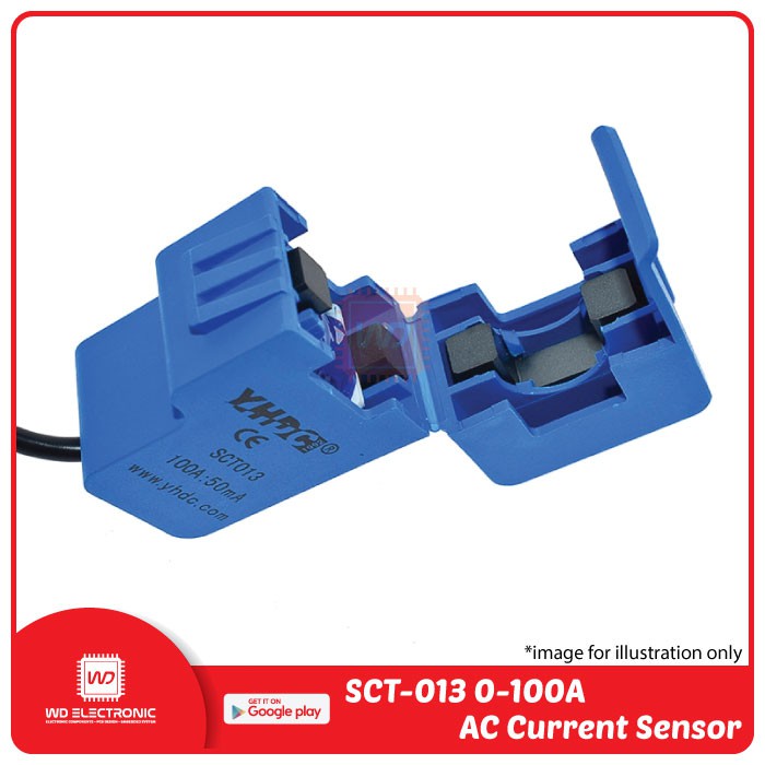 SCT-013 0-100A Non-invasive Split Core Current Transformer AC Current