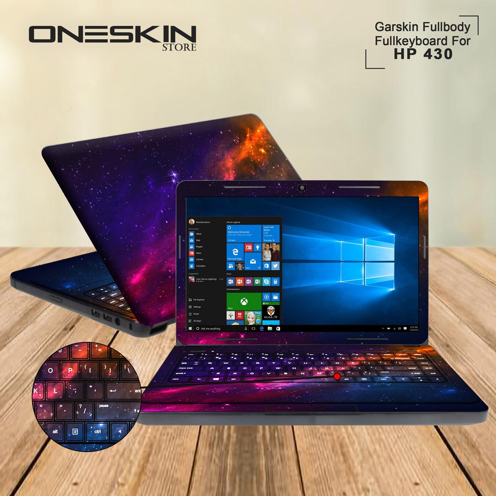 Garskin Laptop Cover Laptop Hp 430 431 435 Compaq 430 435 436 FullBody