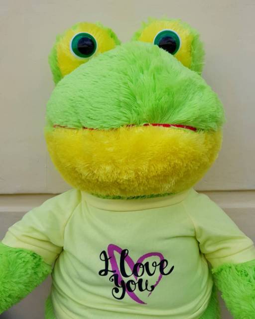 Boneka keropu glom jumbo with shirt