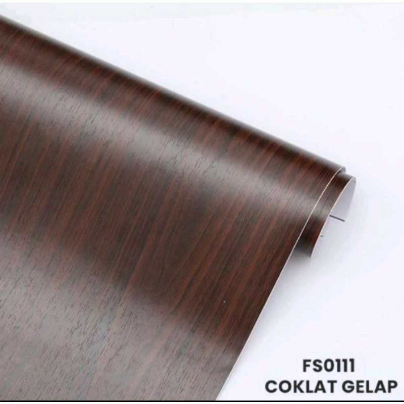 wallpaper dinding sticker lantai motif kayu