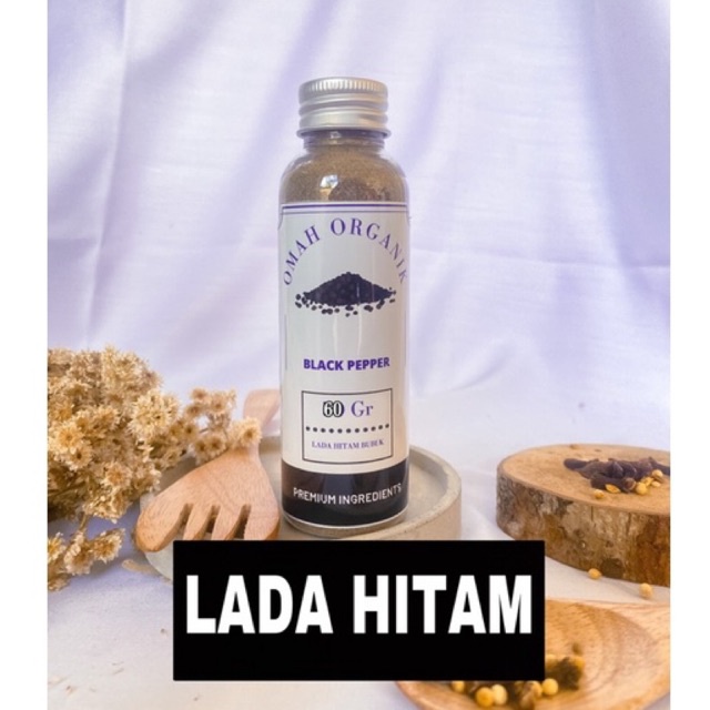 

OMAHORGANIC Lada hitam bubuk 50gram / Black papper powder
