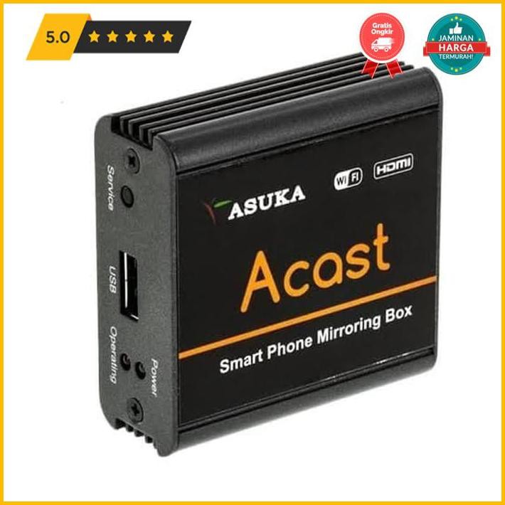 Audio Mobil Asuka Acast Mirroring Box - Modul Screen Mirroring Android Dan Iphone Premium