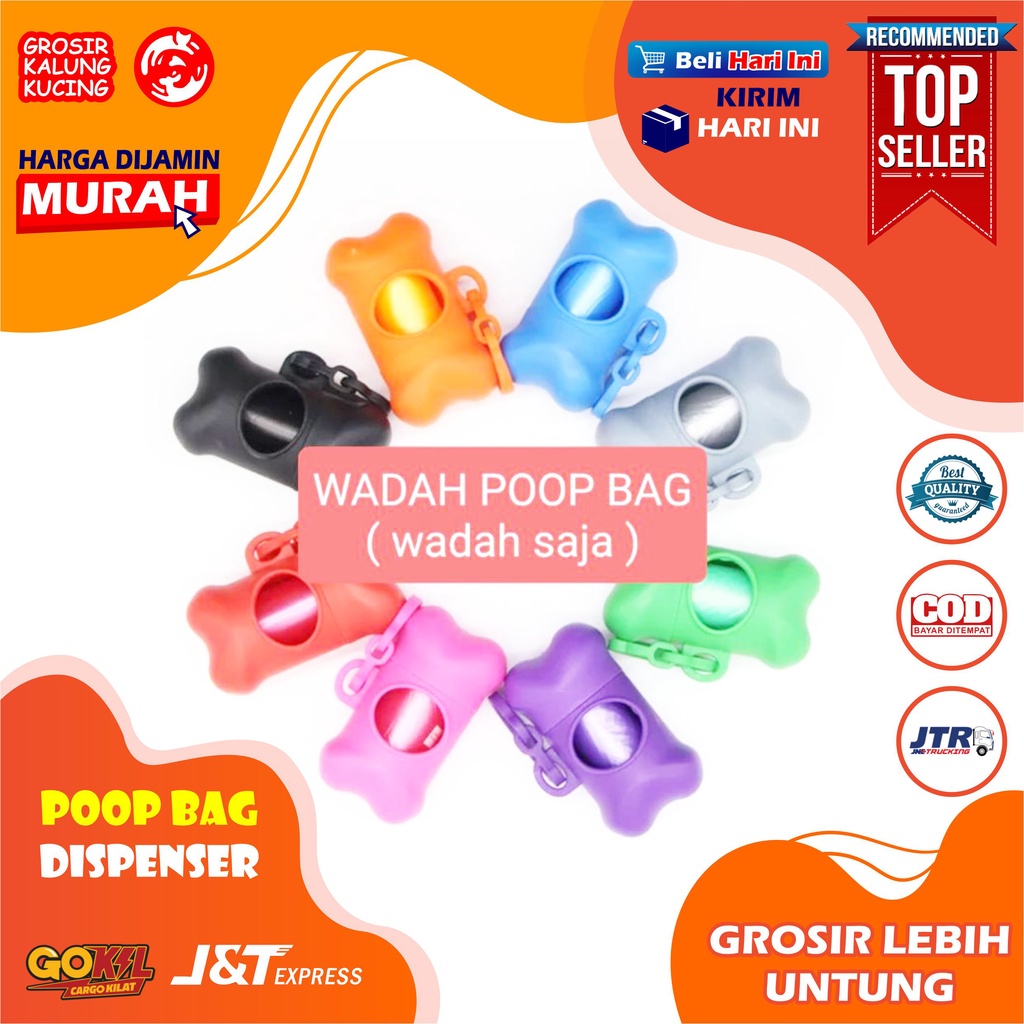 poop bag dispenser wadah poop bag kecil model tulang tempat kantong sampah roll kecil bone Tempat Sampah Mini Kecil Dispenser Kantong Plastik Sampah Tempat Kantong Plastik Popok ( Diapers Dispenser Bag )