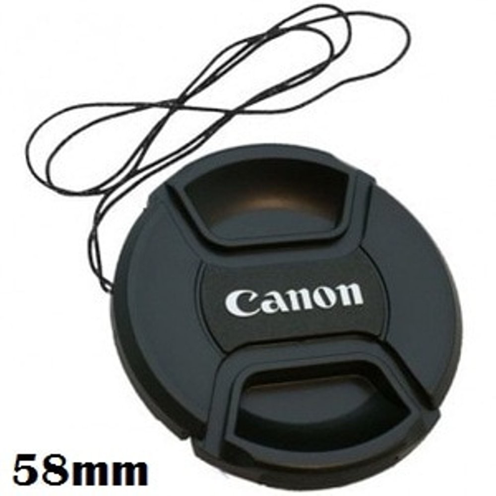 Lenscap atau Lens Cap Canon 58mm tutup lensa canon 18-55mm