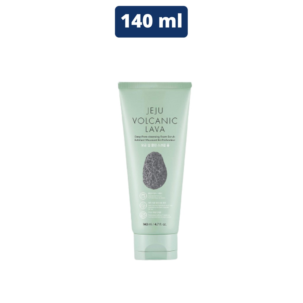 Jeju Volcanic Lava Deep Pore-Cleansing Foam Scrub - 140ml