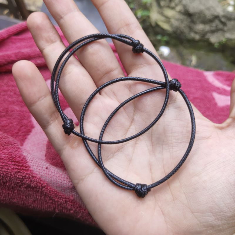 Gelang Tali glossy pria wanita anti air 1pcs/item