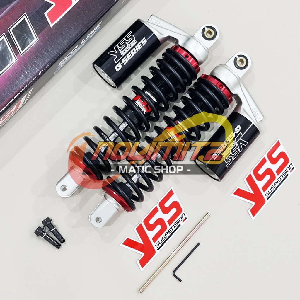 Shock YSS G Series Smooth Black Edition Shockbreaker New Aerox 155 NMAX 2020 Connected