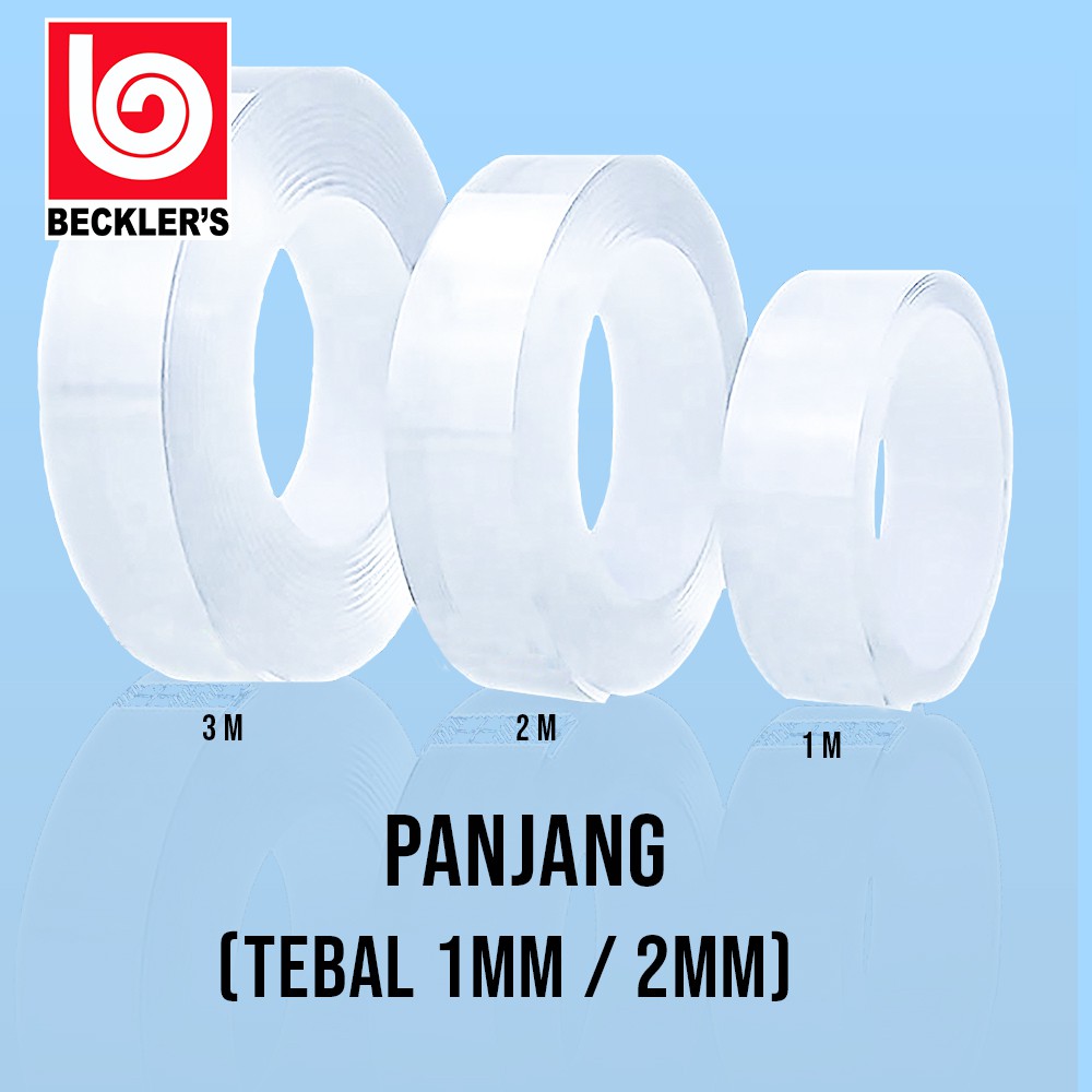 Tape Nano / Double Tape / Super Tape / Isolasi Bening super Kuat.Import