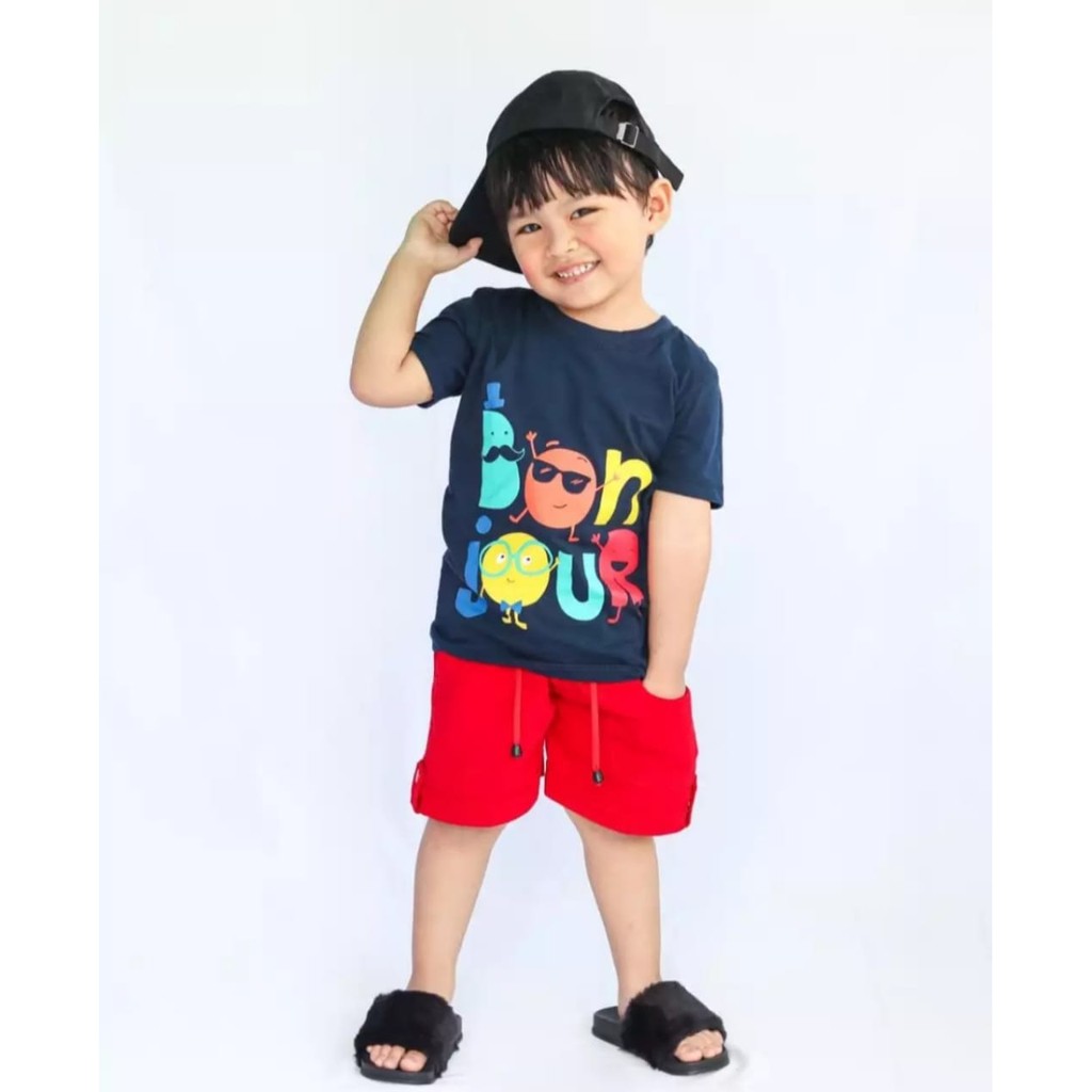 SETELAN ANAK BAJU ANAK CROSS KIDS BONJOUR 1-5 TAHUN