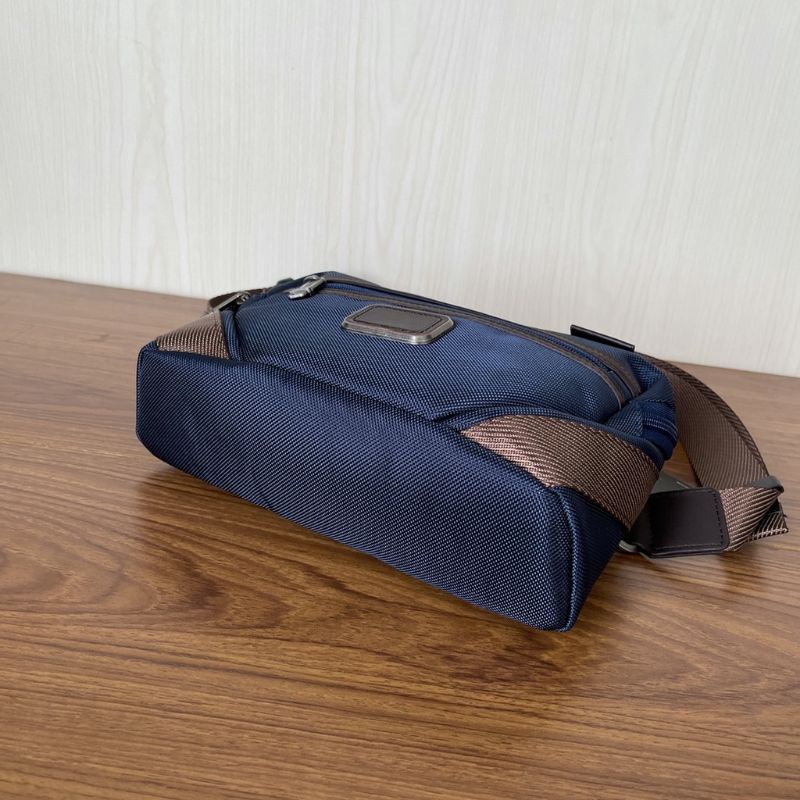 Waistbag Tumi Alpha Bravo Navy Waist Pack Tas Pinggang Mirror Quality