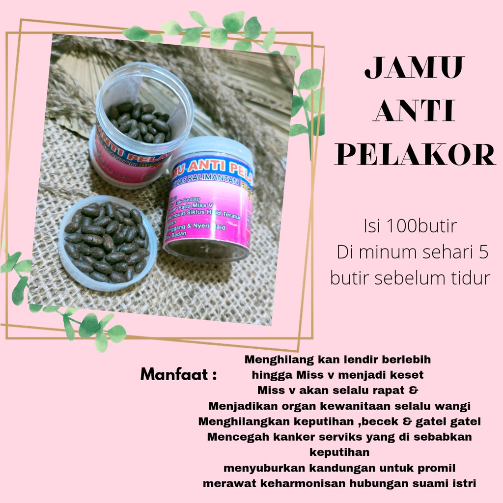

VIRAL JAMU ANTI PELAKOR PERAPET
