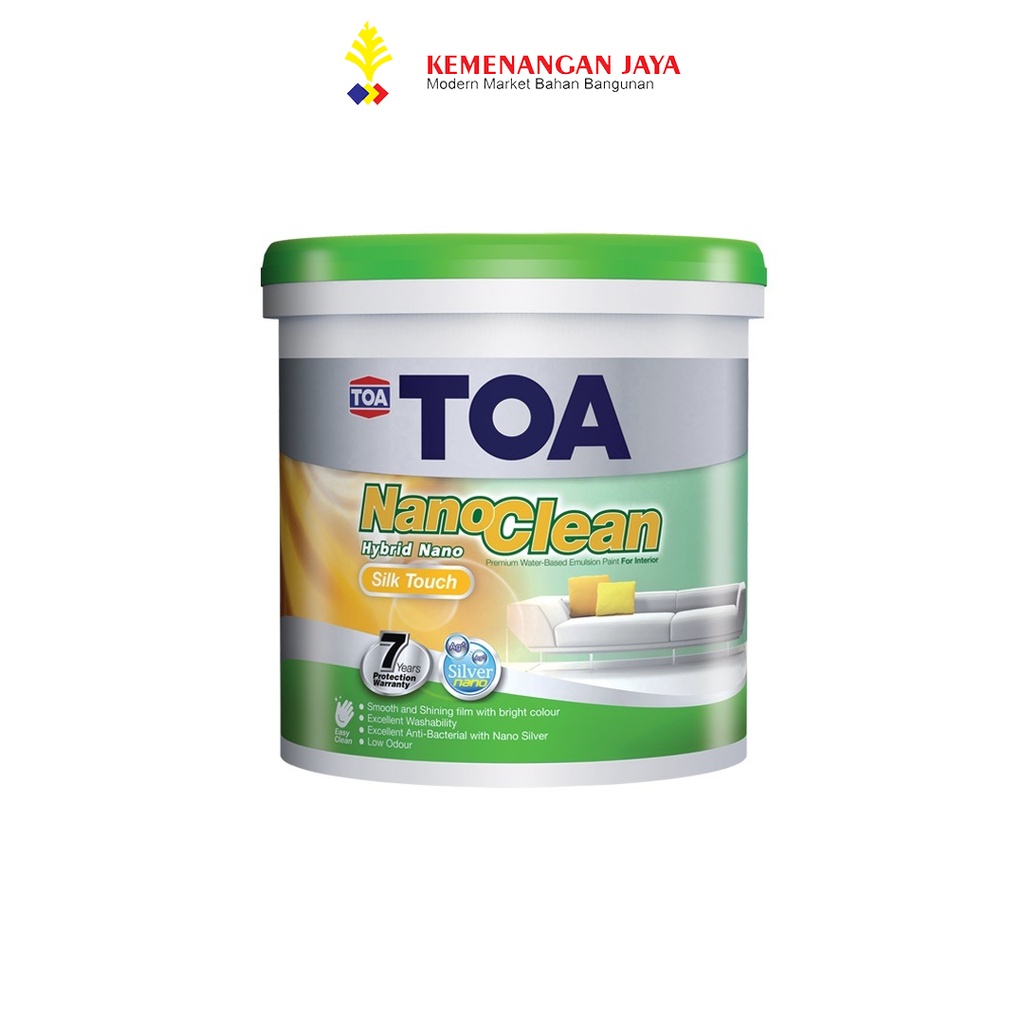 Cat Dinding Toa nanoclean SilkTouch / Tinting / 2.5L