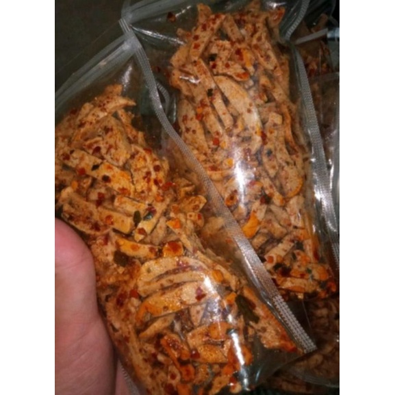 

basreng daun jeruk balado, pedas 50gr