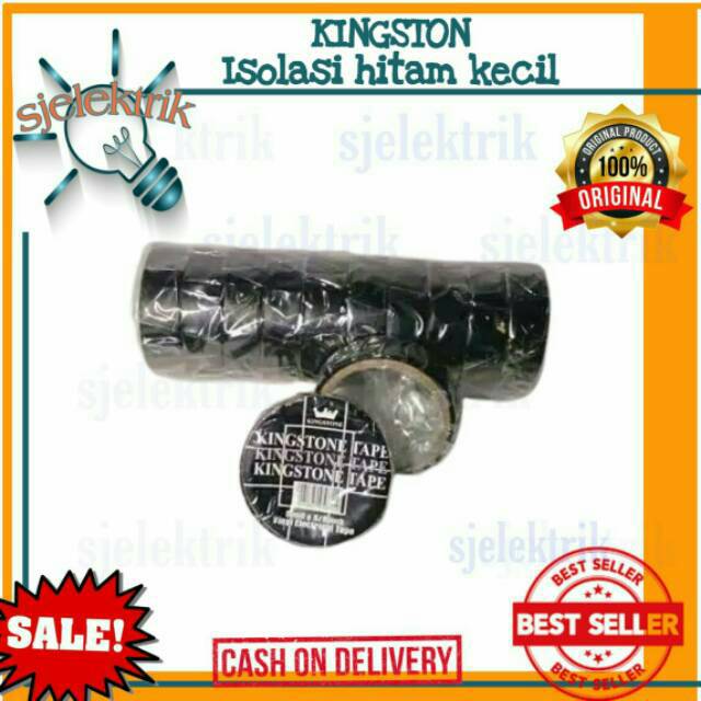

Solasi Hitam Kecil / Solatip / Isolasi Hitam Kecil 5/8 Inch Kingstone