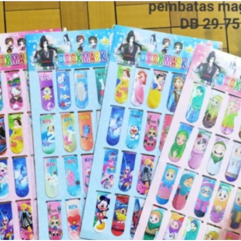 

PEMBATAS BUKU KARAKTER LUCU PERCARD ISI 1pcs