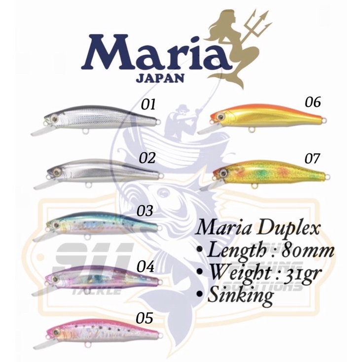 LURE CASTING MINNOW MARIA DUPLEX