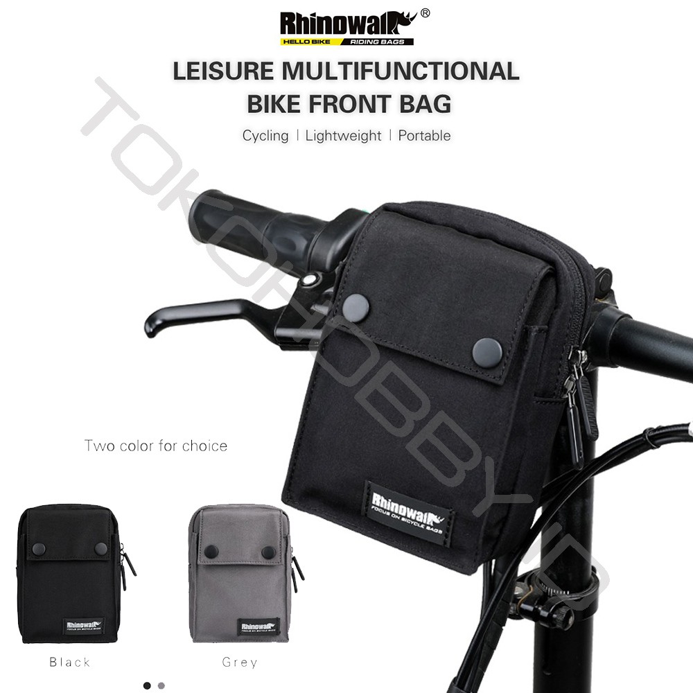 RHINOWALK X2010 Tas Setang Stang Handlebar Sepeda Lipat Seli MTB Road Bike Original