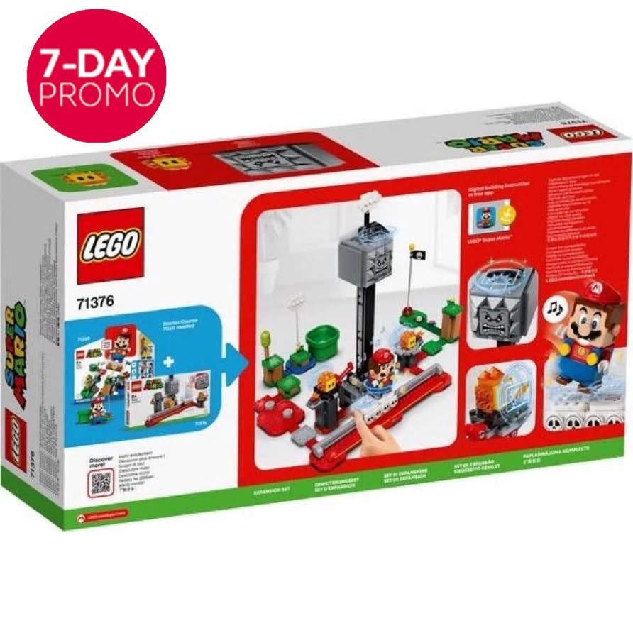 Lego Super Mario Thwomp Drop Expansion Set 71376