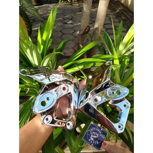 KUPINGAN LAMPU TIGER BARONG ORIGINAL CHROME