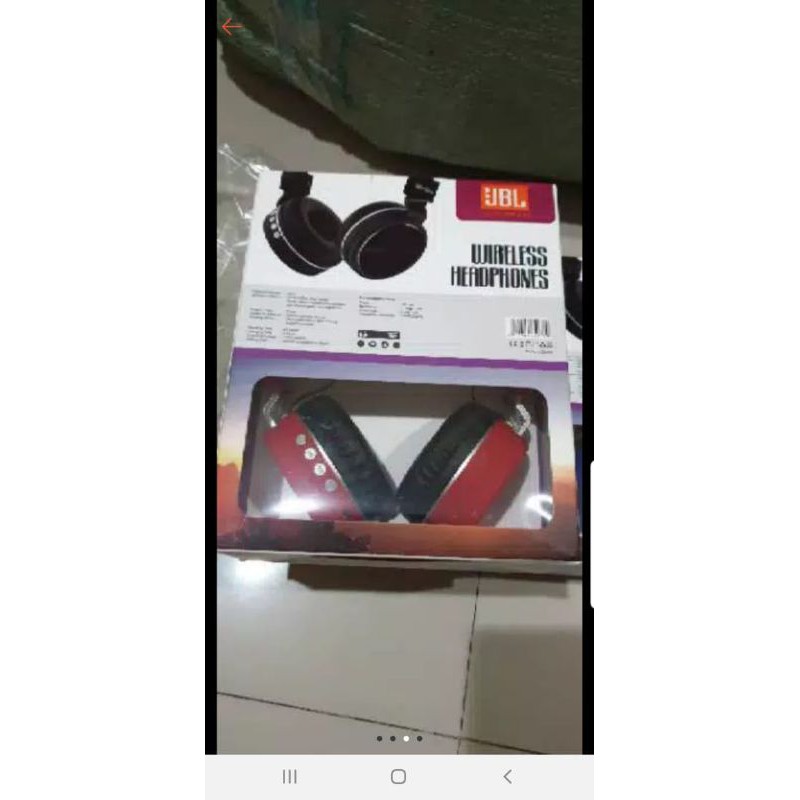 headphone Bluetooth JBL/Wireless Headphones HM-02 Berkualitas