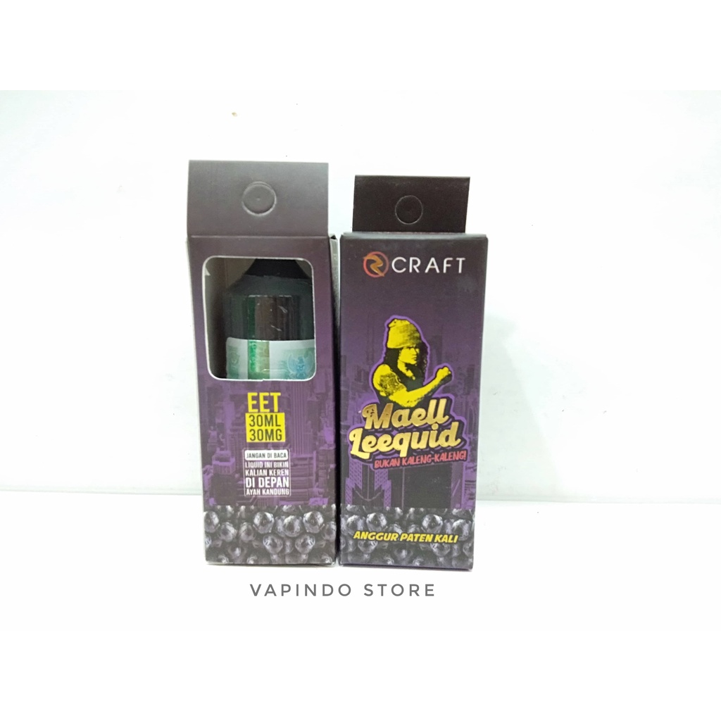 SALT MAELL LEEQUID ANGGUR PATEN KALI 30ML NIC 30MG SALTNIC BY RCRAFT