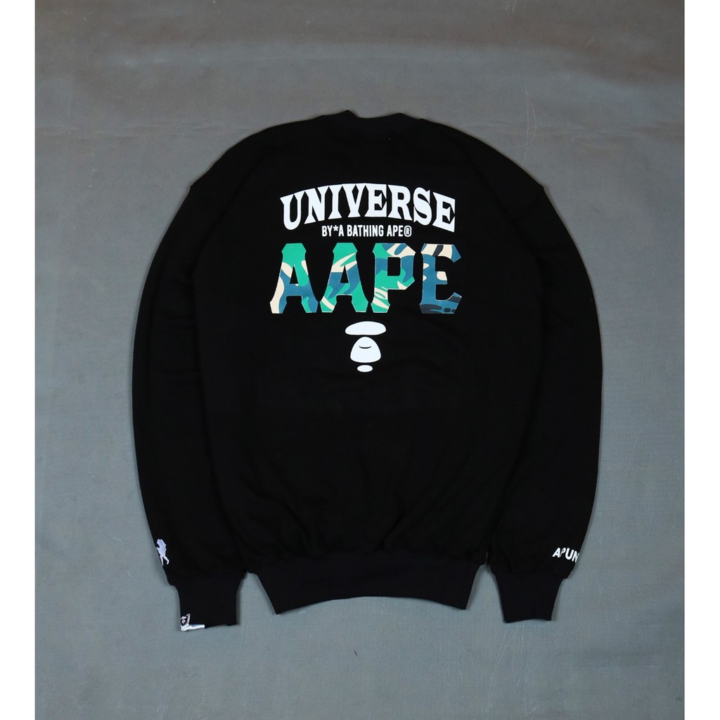 JAKET SWEATER CREWNECK BS APE UNIVERSE UNISEX PREMIUM QUALITY