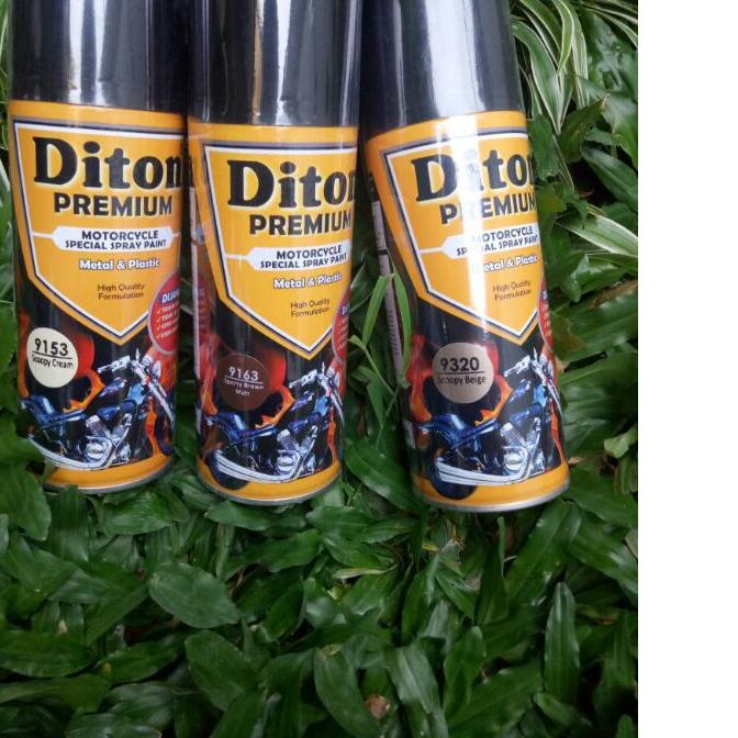 ✯ Pilok Pilox Diton Premium coklat krem cream doff dop dof putih Scoopy Beige pernis Brown Matt 400m
