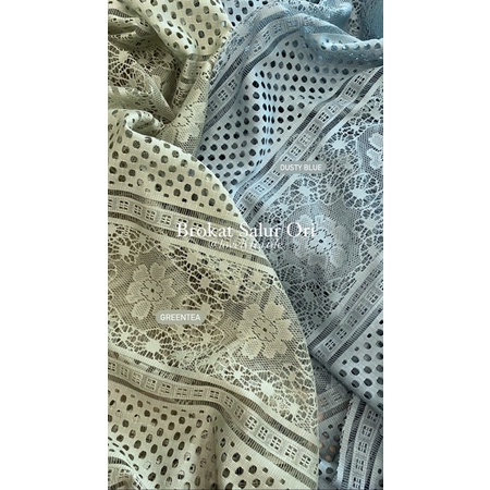 Kain Kebaya Brokat Kain Brokat Meteran Kain Brokat Motif Salur Ori