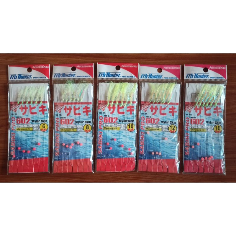umpan sabiki pro Hunter model udang kecil.
