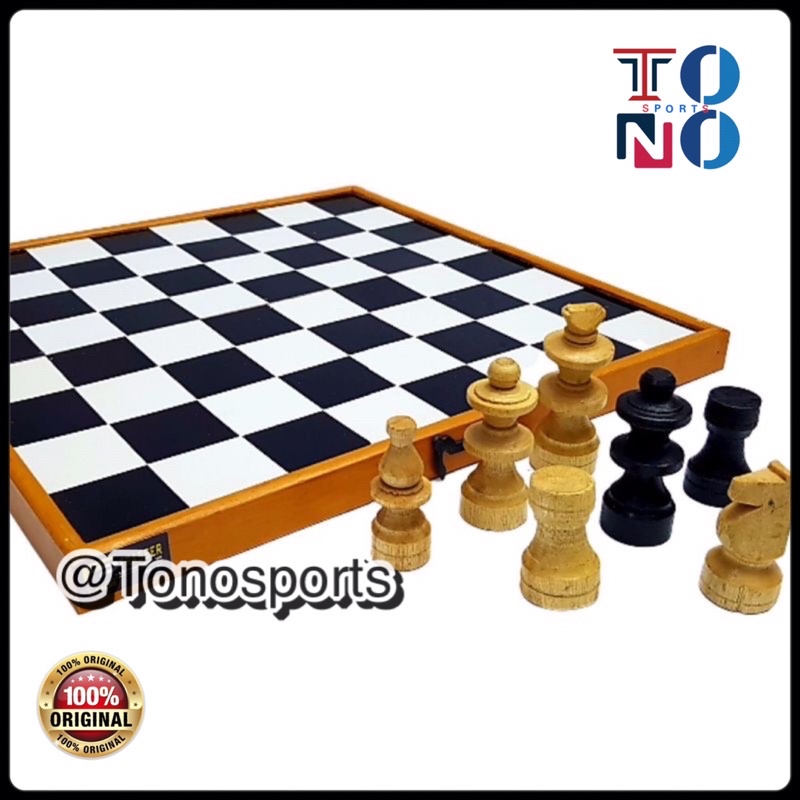 ASLI ORIGINAL CATUR KAYU JUMBO PAPAN CATUR KAYU 50 x 50 CM