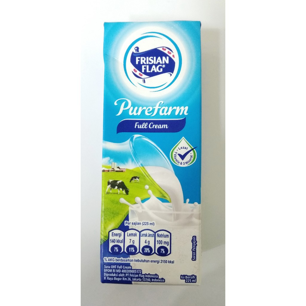 

FRISIAN FLAG PURE FARM FULL CREAM 2X225ML